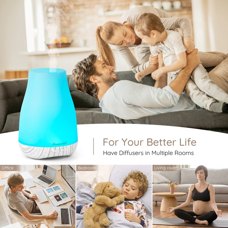 Aromatherapy Essential Oil Diffuser for Room: Air Humidifier Aroma Scent