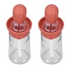 2pcs Oil Container with Silicone Brush Oil Dispenser Bottle for