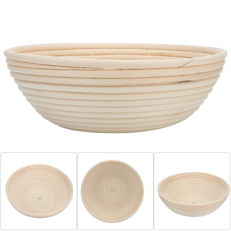 Banneton Brotform Bread Proofing Handwork Products Rattan Round Basket Set