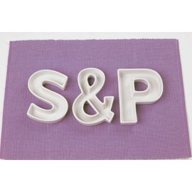 Ivy Lane Design Ceramic Love Letter Dish, Letter P, White