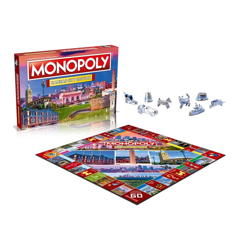 Monopoly Board Game Kansas City Edition: 2-6 Players Family Board