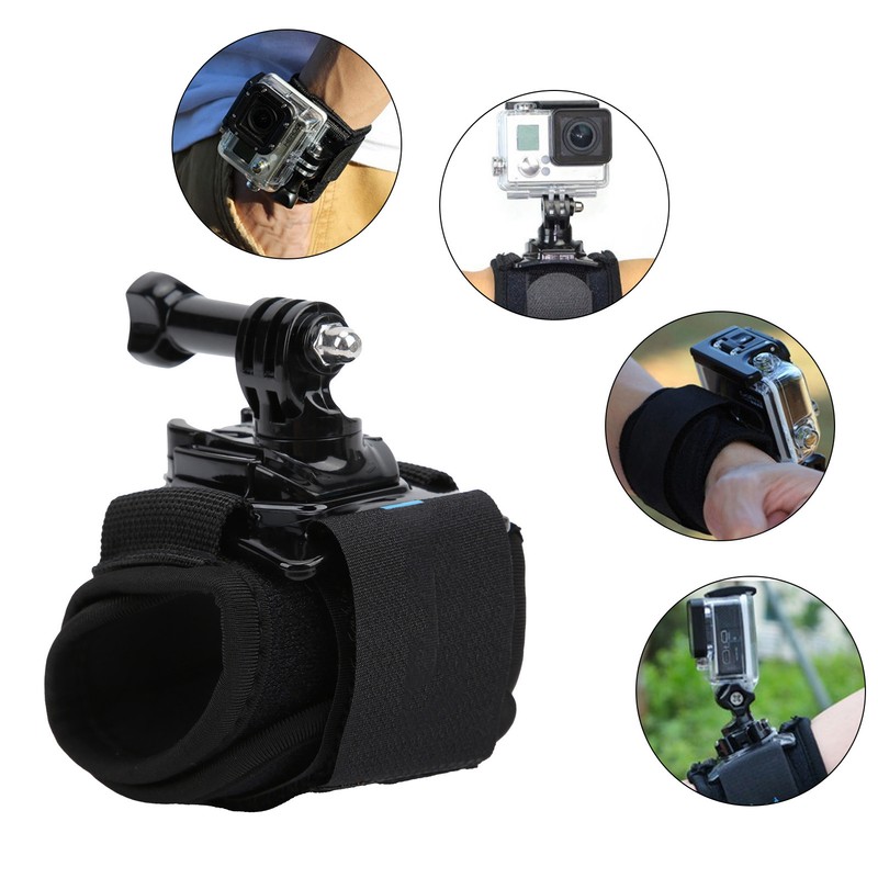TELESIN 360° Rotary Wrist Strap Arm Hand Strap Belt Mount