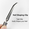 Nail Pincher, Stainless Steel Nail Art C-Curve Pincher Cuticle Cutter