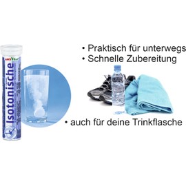 Isotonisches Brausetablette - 20 Brausetabletten zuckerfrei - nach Sport, Party oder Arbeit - Elektrolyt