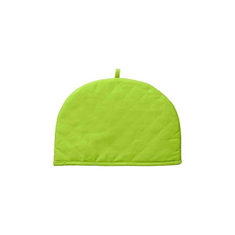 HOMESCAPES Double Design Tea Cosy Stars Green Muff Teapot Warmer