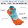 VWELL Toe Socks for Men/Women, COOLMAX Five Finger Socks, Compression