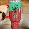 Grouch Rhinestone 40 oz. Tumbler with Handle and Straw Lid
