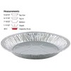 Pactogo 11" Aluminum Foil Pie Pan Extra-Deep Disposable Tin Plates