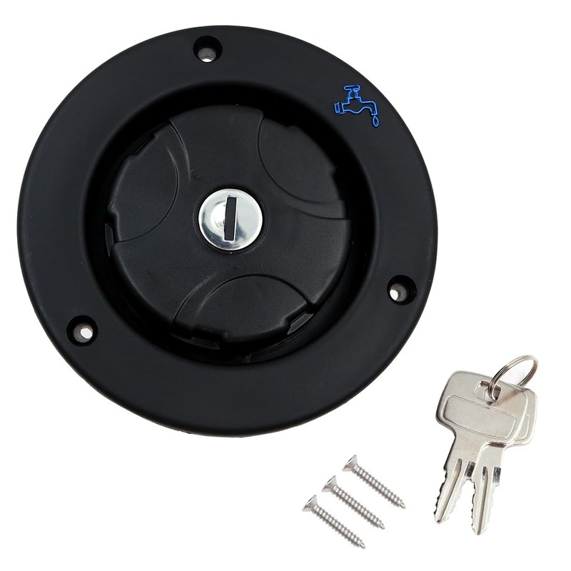 POFET Round Modified Gravity Water Inlet Filler Neck Tanks Caravan