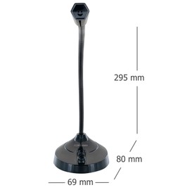 SCHWAIGER MF200 Gaming Microphone USB with RGB Lighting Flexible Gooseneck Stream Video Conference Micro Mute Switch Podcast Microphone