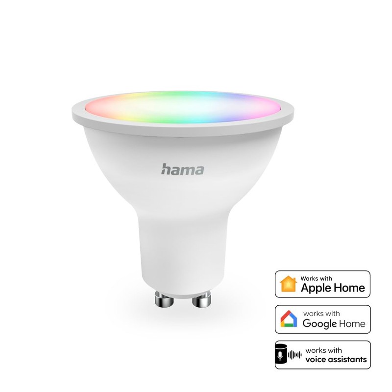 Hama 00176642 Smart Lamp GU10, 4.9 W, LED, Matter, Reflector,