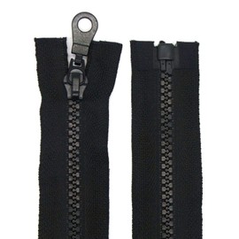 Starlet24 Plastic Zip, 5 mm, Roughly Divisible, 100 cm