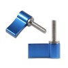 LEONTOOL 2 Pcs M4 17mm Male Threading Rotating Knob Adjustable