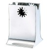 三宝 Industrial Tabletop Supplies Silver 9 X 9 X H12 X L Napkin Stand Sunflower 03333030