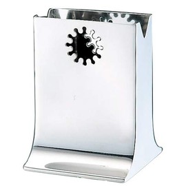 三宝 Industrial Tabletop Supplies Silver 9 X 9 X H12 X L Napkin Stand Sunflower 03333030