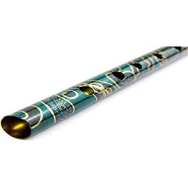 Generation Boho Model Designer English Tin Penny Whistle in D Gift Pack (Paisley Green)