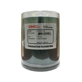 CMC Pro - Powered by TY Technology Shiny Silver CD-R - 100-Pack Spindle