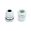 QWORK 20 x Waterproof Plastic Cable Gland Cable Glands M20