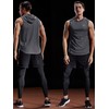 NELEUS 3 Pack Workout Athletic Gym Muscle Tank Top with