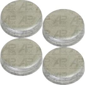 APUK 4x Engine Core Freeze Plug 1 1/4" Steel Cup Cap Replacement for Volvo T320 T400 T430 Tractor