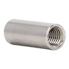 10PCS Round Coupling Nuts 304 Stainless Steel Female Thread Cylindrical