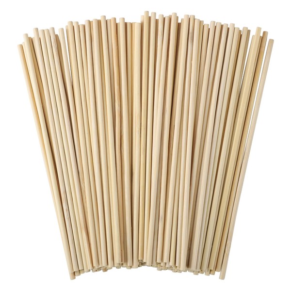 150 Pcs Dowel Rods, 1/8 x 12 Inch Wooden Dowels