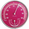 ドリテック(dretec) アナログ 温湿度計 ピンク O-310PK