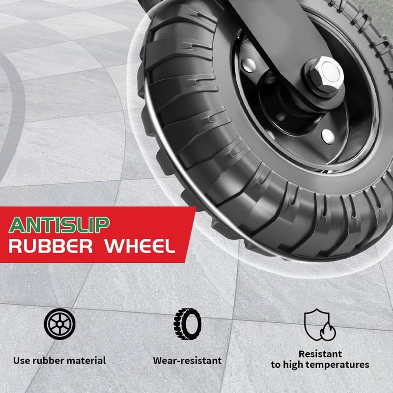 Uscaster 1pack 6inch Fence Gate Wheel,for Metal Tube Gate, 360