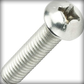 New Pack of 100 Pcs 1/4-20 x 1" inch Phillips-Drive Round Head Hardware Stainless Steel Metal Machine Screws Kit 18-8 Set Warranity by Pr-Merchant