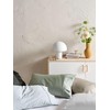 Linen House Augusta 500TC Cotton Sateen Pillowcase, White, Standard
