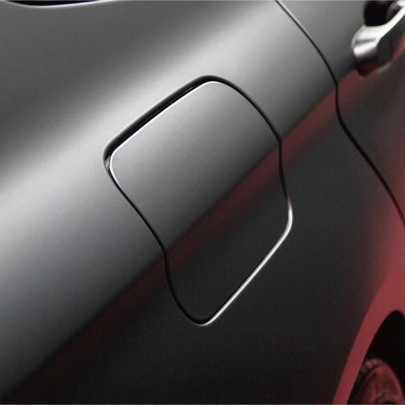 VViViD+ Matte Metallic Black Vinyl Wrap (3ft x 5ft)