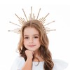 Baluue Halos Crown Headband Sunburst Gothic Headpiece Goddess Spiked Headband