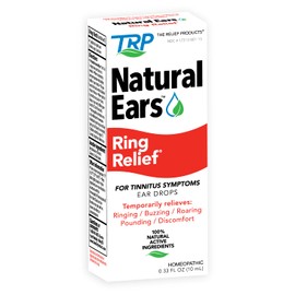 The Relief Products Ring Relief Ear Drops Formula - 100% Natural Active Ingredients Tinnitus Relief for Ringing Ears - 0.33 Fl. Oz.