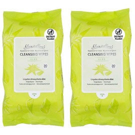 Aloe makeup remover facial wipes (30 count each) PACK OF 2 best of KOREAN BEAUTY skincare
