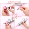 Icing Decoration Gun Set, Stainless Steel Dessert Decorating Syringe Set,