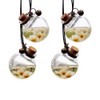 UUYYEO 4 Pcs Car Hanging Diffuser Bottles Empty Car Perfume