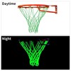 WANGCL Glow in The Dark Basketball Net Outdoor 12 Loops