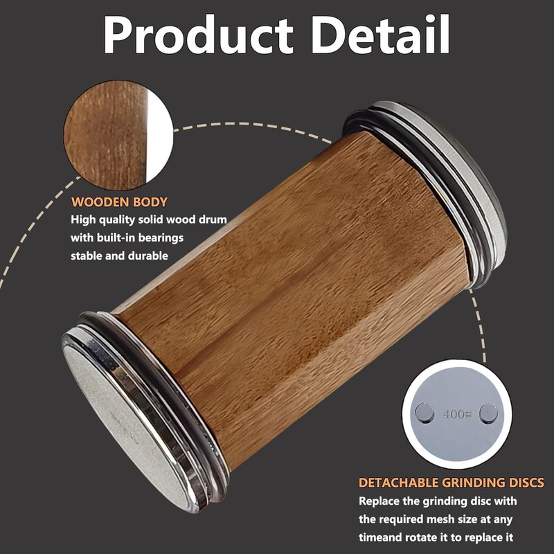 Rolling Knife Sharpener, Rolling Sharpener Kit for Kitchen and Chef's