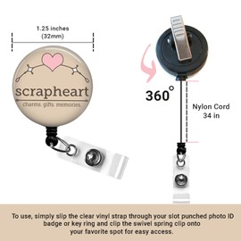 RADIOLOGY TECH Badge Reel Gift, XRay Hands Heart Retractable ID Name Badge Holder, Orthopedics Badge Clip, X Ray Hand Bones Badge Reel