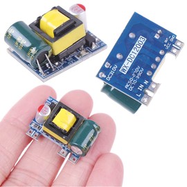 Youmile 5 pcs AC-DC 5V 700mA 3.5W Buck module Isolated Switching Power Supply Module Buck Regulator 220V to 5V Converter with red and black cable