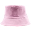 Cherry-on-Top Bucket Hat Plain Pink Cotton Hat Bucket Hats Men