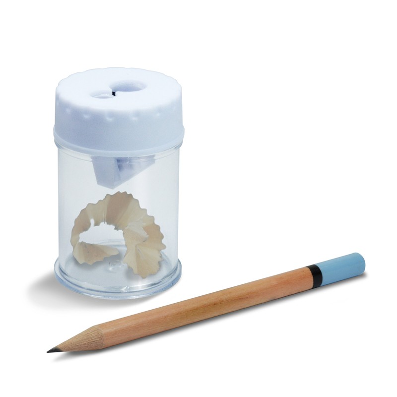 Rapesco R34DCDB2 Traditional Double-Hole Pencil Sharpener with Shavings Compartment -