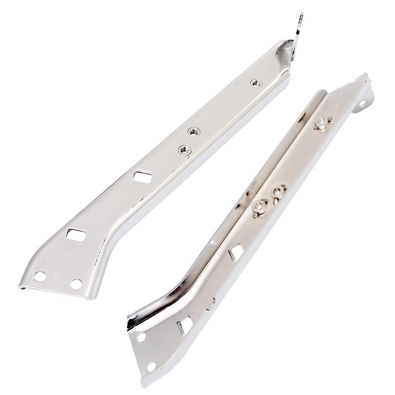 HIYOYO Chrome Saddlebag Rail Support Bracket Left & Right Side