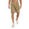 LVCBL Corduroy Men's Summer Shorts, Linen Lightweight Shorts with Pockets,