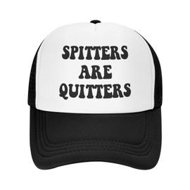 Generic Dry Heave and Rally Trucker Hats for Women Black Men Funny Gift Black Hats for Men