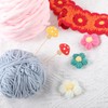 JJUNW 8 Pcs Knitting Needle Stoppers, Mushroom Stitch Stoppers, Knitting