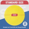 Selead Sandpaper 225 mm Velcro Durable Sanding Pads 25 Pieces