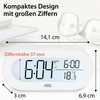 ADE Digitaler Wecker ohne Ticken | große Ziffern | mit