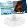Kisangel Pool Skimmer Cover Plate Skimmer Adapter for Above Ground