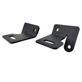 Generic Ritafc Lower Windshield Hinge Light Bracket Mount Fit for Jeep Wrangler TJ YJ 1987-2006 A-Pillar Mounting Brackets for Light Bar Black, ONE-3